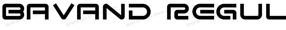 Bavand Regular字体转换